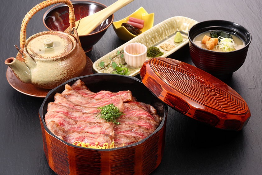 常陸牛のひつまぶし(ステーキ)