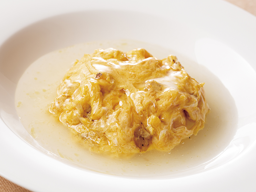 上海蟹と奥久慈卵の炒め 上湯あんかけ イメージ Photo